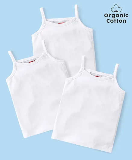 Snuggle Up Your Little One in These Adorable Organic Cotton Sleeveless Slips (3-Pack)