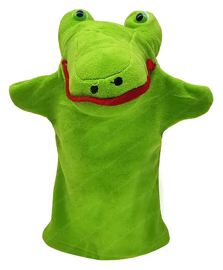 FunBlast Animal Hand Crocodile Puppet Toy Green - Height 25 cm