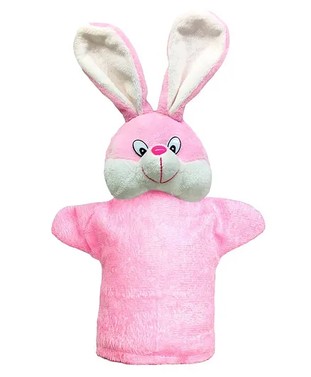FunBlast Animal Hand Bunny Puppet Pink - Height 32 cm