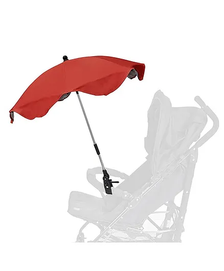 Babymoon Uv Rays Protection Parasol Rain Canopy Cover Sun Shade Pram Stroller Umbrella  Red