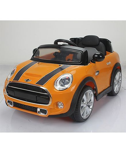 Bmw Mini Cooper 195 Battery Operated Ride On Orange Online In