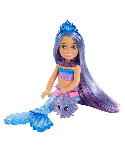 Barbie Mermaid Power Fashion Doll with Accessories Purple Pink