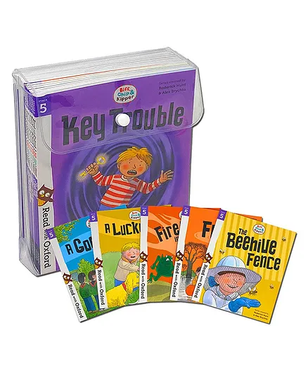 Wilco International Biff Chip and Kipper Stage 5 Read with Oxford 16 Books Collection Set - English
