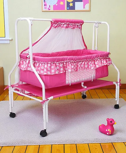 Kiddery Ares Cradle for Baby With Mosquito Protection Net FirstCry