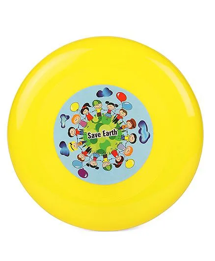 Ratnas Boom Flying Disc Yellow (Prints May Vary)