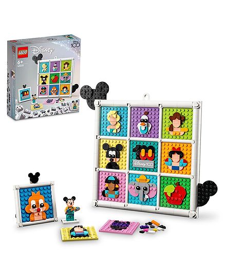 LEGO Disney 100 Years of Disney Animation Icons  Building Toy Set 1022 Pieces - 43221