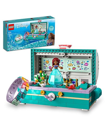 LEGO Disney Ariel's Treasure Chest Building Toy Set 370 Pieces - 43229