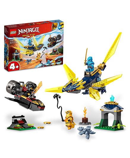 LEGO Ninjago Nya and Arin's Baby Dragon Battle Building Toy Set 157 Pieces - 71798