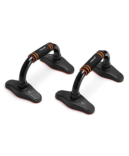 Head Push Up Bar Stand For Gym & Home Exercise - Black