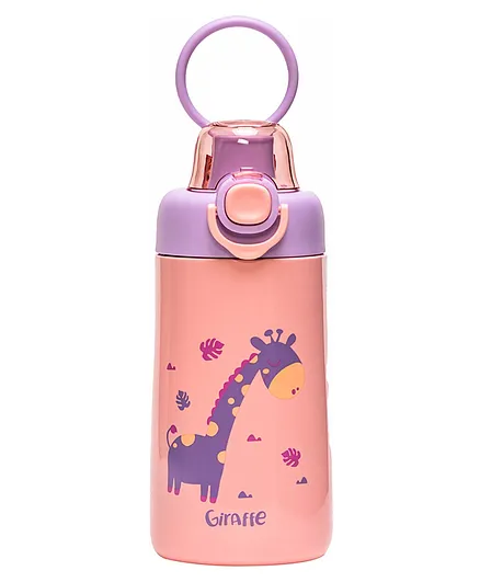 Adore Air Era Premium Children's Water Bottle With Bounce Lid Stainless Steel Vacuum Thermos - 350 ml