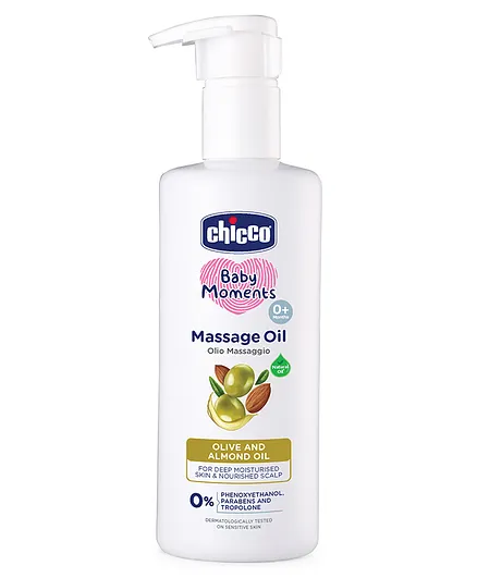 Chicco Baby Moments Massage Oil - 300 ml