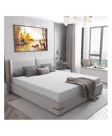 The Baby Booth Waterproof Mattress Protector King Size White Online in  India, Buy at Best Price from 14457395