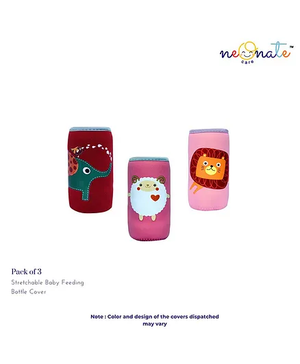 NeonateCare Stretchable Baby Feeding Bottle Cover Sleeves Cartoon