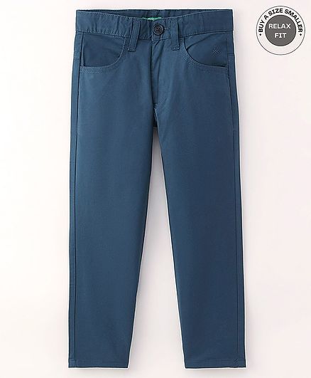 UCB Full Length Trouser Solid Color - Blue