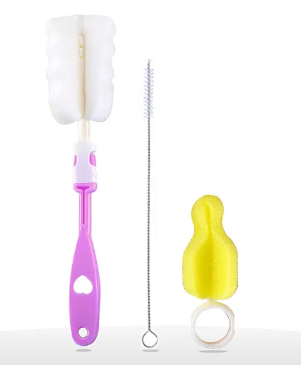 Bembika Baby Bottle Brush Baby Feeding Bottle Cleaner Brush