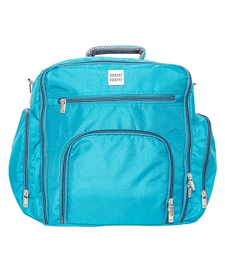 Mee Mee Stylish Multi-Function Diaper Bag Backpack - Blue