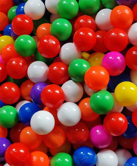 EEVOVEE 72 pcs Kids Plastic Pool Balls Non Toxic Safe & Soft Balls Pit Balls for kids 4.5 cm - Multi Color