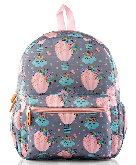 Baby of Mine Hot Balloon Backpack Grey - 14 Inch