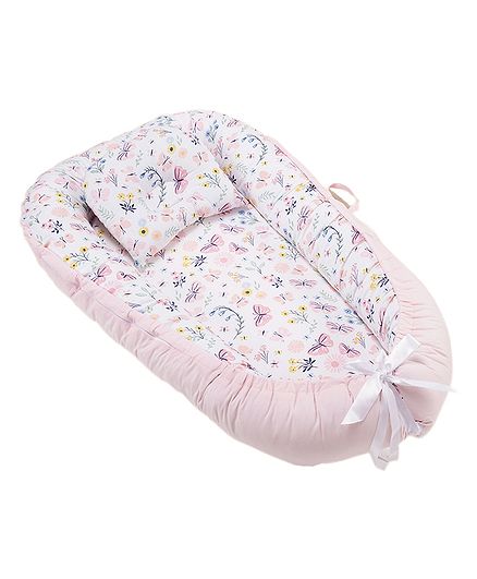 haus & kinder Baby Sleeping Pod Portable Adjustable Crib Bassinet - Pink Online in India, Buy at Best Price from FirstCry.com - 14747478