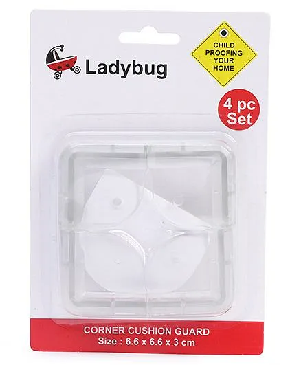 Ladybug Corner Cushion Guard - Set of 4
