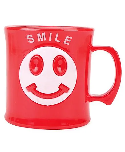 Smile Print Cup Red - 330 ml