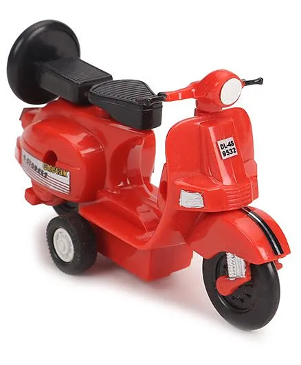 Centy Pullback Chetak Toy Scooter - Red