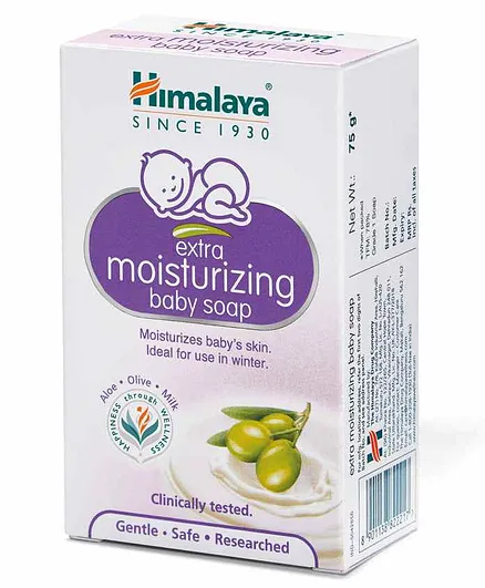 Himalaya Herbal Extra Moisturizing Baby Soap - 75 gm