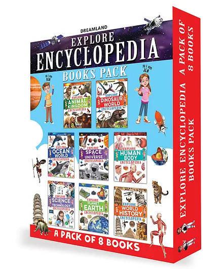Explore Encyclopedia Books Pack - A Set of 8 Books - English