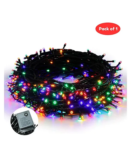 Bubble Trouble Multicolor Serial String Led Light with 8 Modes Changing Controller  Waterproof Serial Lights for Decoration Long for Home Diwali Decoration Christmas Patio Garden 10 Meter Pack of 1