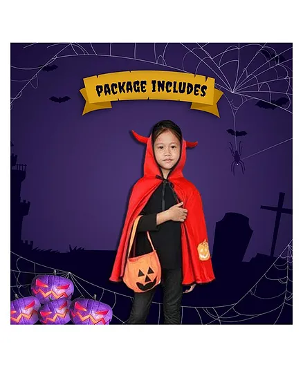 Buy Kaku Fancy Dress Halloween Theme Dracula Costume Set Red for