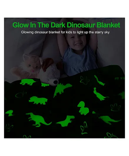 Super Soft and Cozy Cute Baby Blanket with Glow in Dark