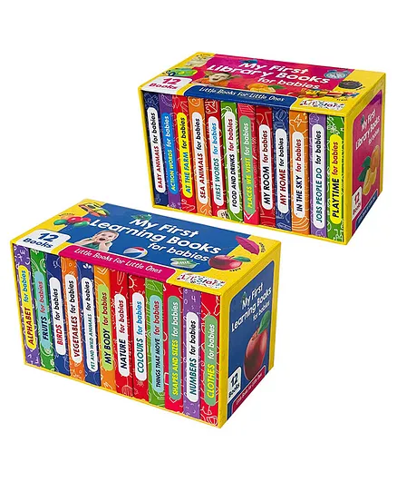 Pack of 24 My First Early Learning Picture Word Board Book for Kids
