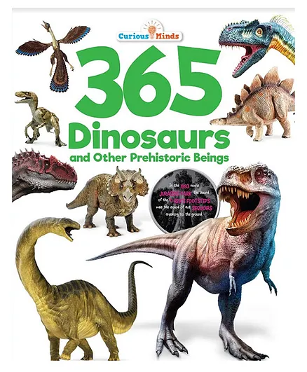 365 Dinosaurs - Premium Quality Padded & Glittered Book