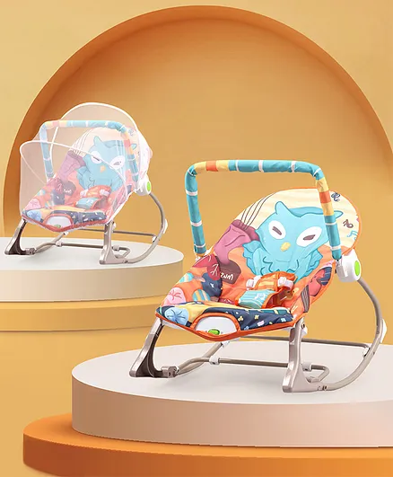 Baby Bouncer Compact Relax Crib Rocker High Chair Play Nation Baby