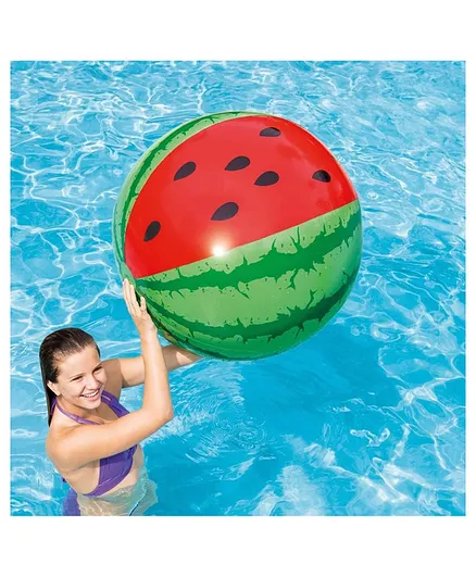 Intex Inflatable Watermelon Design Beach Ball For Kids   Multicolor