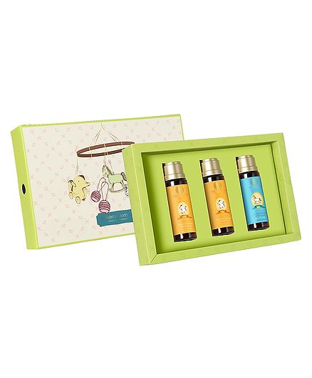 Forest Essentials Baby Care Mini Selection Gift Box Dasapushpadi - Baby Care Essentials Gift set