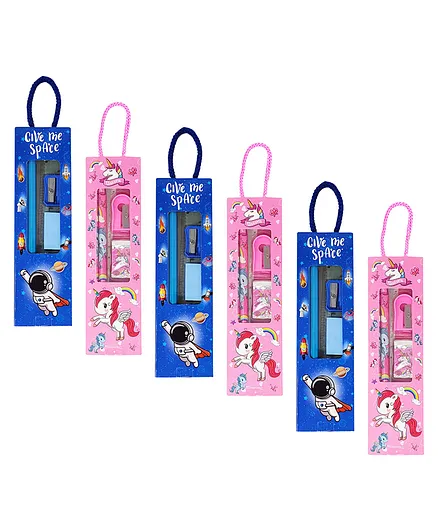 Parteet Mix Space Unicorn Stationery Giftset Kit in a Fancy Box for