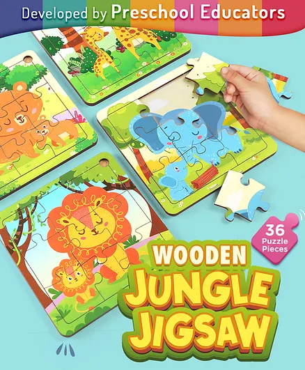 Price History of Intelliskills Jungle Jigsaw Puzzle Multicolour