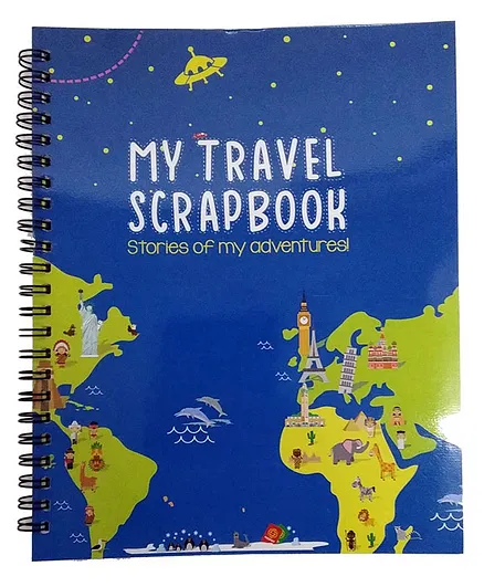 Cocomoco Kids Travel Scrapbook With Stickers