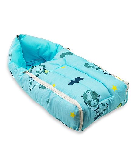 LuvLap 3-in-1 Baby Bed, Sleeping Bag & Carry Nest, Cotton Baby Bedding for Newborn & Infant, Portable Bassinet, Blue Pilot Print, 0M+ Online in India, Buy at Best Price from FirstCry.com - 15848026