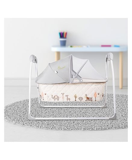 R For Rabbit Lullabies The Auto Swing Baby Cradle Cream Online In India Buy At Best Price From Firstcry Com 1595682