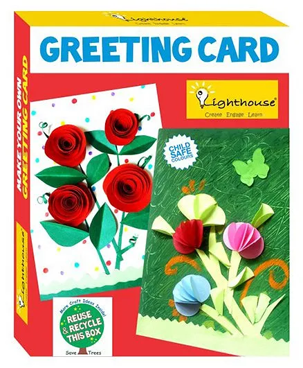 Lighthouse Greeting Card DIY Kit - Multi Color