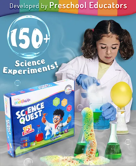 Intelliskills DIY STEAM Science Kit 150 Fun Experiments for Kids  Educational STEM Learning Toy Hands-On Science Projects Boosts  Creativity