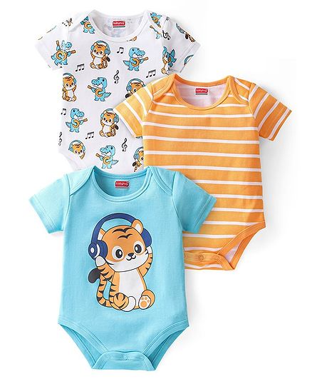 Babyhug 100% Cotton Knit Half...