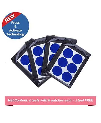 Safe-O-Kid 24 Mosquito Repellent Patches Blue - 24 Pieces