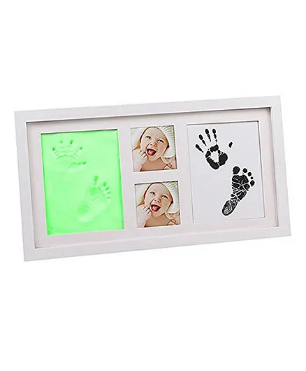 Babies Bloom Hand-Print & Footprint Picture Frame Kit -Green