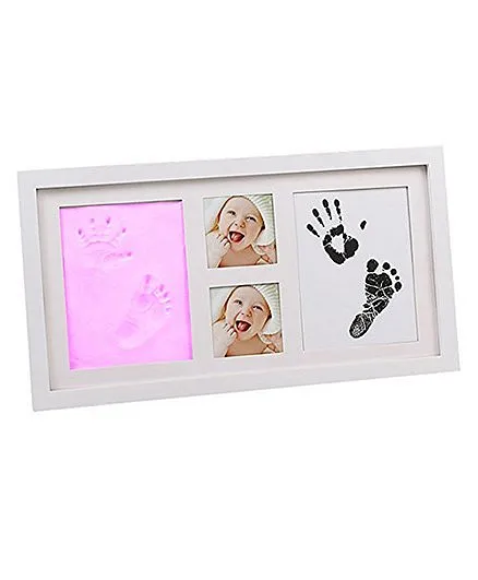 Babies Bloom Hand-Print & Footprint Picture Frame Kit - Pink