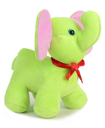 green elephant soft toy