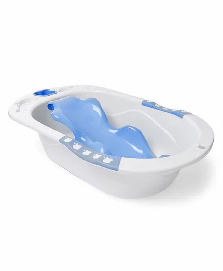Large Size Bath Tub And Bath Sling - Blue