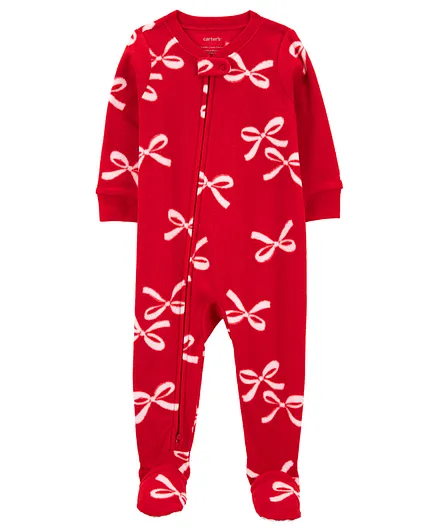 Red Newborn Nightwear Buy Carter's Baby 1-Piece Christmas Bow